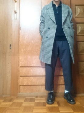 「白ソックス」｜ざんさん（メンズ・172cm）の冬コーディネート