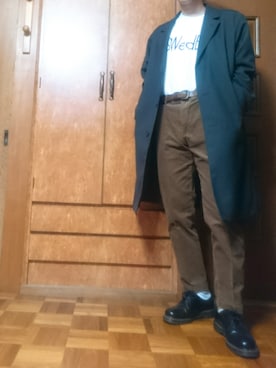 「FREDY&GLOSTER」｜「アイテム（その他アウター）」を使った、ざんさん（メンズ・172cm）の冬コーディネート