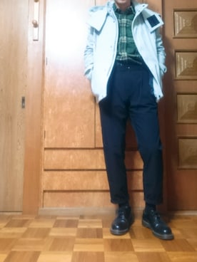 「BLISS POINT（ブリスポイント）のアイテム（ジャケット/アウター）」を使った、ざんさん（メンズ・172cm）の冬コーディネート
