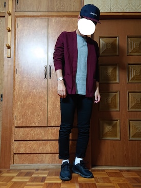 「Daniel Wellington（ダニエルウェリントン）の販売終了クラシックペティット アッシュフィールド32mm（アナログ腕時計）」を使った、ざんさん（メンズ・172cm）の春コーディネート