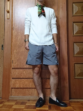 「tk.TAKEO KIKUCHI」｜「アイテム（財布/小物）」を使った、ざんさん（メンズ・172cm）の夏コーディネート