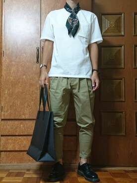 「ZARA（ザラ）のアイテム（財布/小物）」を使った、ざんさん（メンズ・172cm）の秋コーディネート