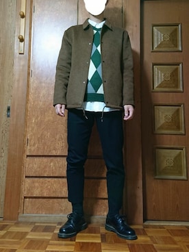 ざんさん（メンズ・172cm）の冬コーディネート
