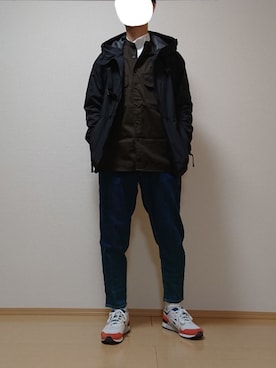 「EMMA  CLOTHES」｜「アイテム（マウンテンパーカー）」を使った、ざんさん（メンズ・172cm）の春コーディネート