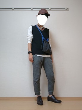 「coen」｜ざんさん（メンズ・172cm）の春コーディネート