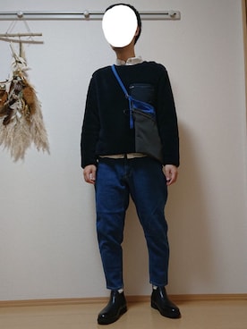 「EMMA  CLOTHES」｜「アイテム（ブーツ）」を使った、ざんさん（メンズ・172cm）の冬コーディネート