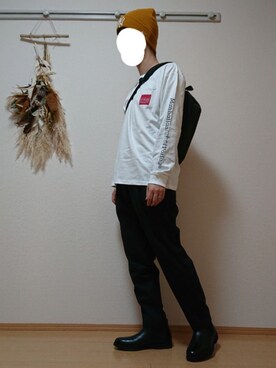 「BEAMS LIGHTS」｜「アイテム（帽子）」を使った、ざんさん（メンズ・172cm）の冬コーディネート