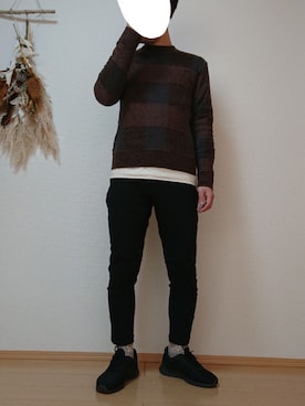 ざんさん（メンズ・172cm）の冬コーディネート