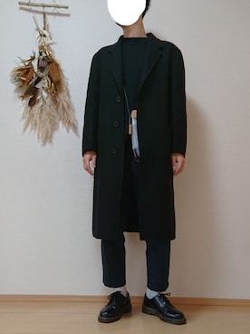 「macromauro（マクロマウロ）のアイテム」を使った、ざんさん（メンズ・172cm）の冬コーディネート