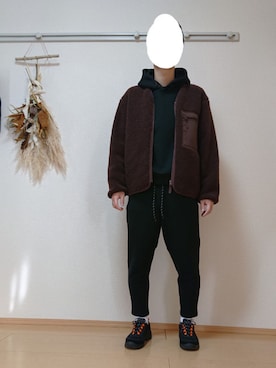 「RAGEBLUE」｜「アイテム（その他アウター）」を使った、ざんさん（メンズ・172cm）の冬コーディネート