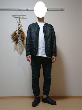 「UNIQLO U」｜ざんさん（メンズ・172cm）の春コーディネート