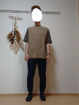 「UNIQLO U」｜ざんさん（メンズ・172cm）の夏コーディネート