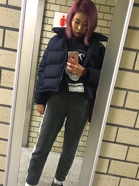 NAOさん（レディース・157cm）の冬コーディネート