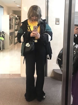 「NIKE(ナイキ)のアイテム(ショルダーバッグ)」を使った、NAOさん(レディース・157cm)の春コーディネート