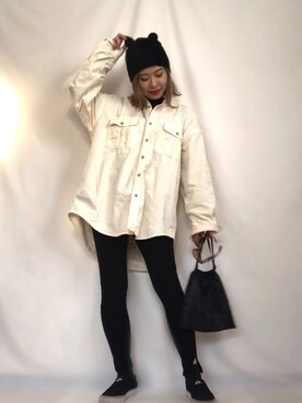 「halloween」｜「アイテム（スリッポン）」を使った、NAOさん（レディース・157cm）の秋コーディネート
