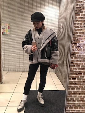 NAOさん（レディース・157cm）の冬コーディネート