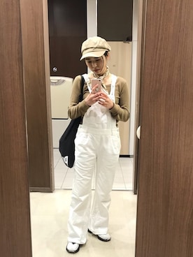 「jouetie（ジュエティ）のアイテム（サロペット/オーバーオール）」を使った、NAOさん（レディース・157cm）の夏コーディネート