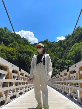 「STUDIO SEVEN（スタジオ セブン）のアイテム」を使った、NAOさん（レディース・157cm）の春コーディネート