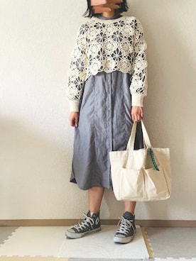 ちゃんさん（レディース・166cm）の春コーディネート