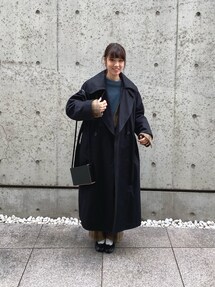 AURALEEのノーカラージャケットを使った人気ファッション