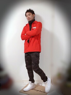 「Jordan」｜「アイテム（その他アウター）」を使った、ysk⚜️さん（メンズ・173cm）の冬コーディネート
