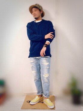 ysk⚜️さん（メンズ・173cm）の春コーディネート