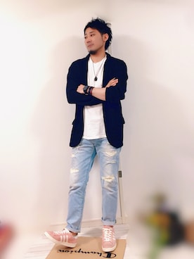 ysk⚜️さん（メンズ・173cm）の春コーディネート