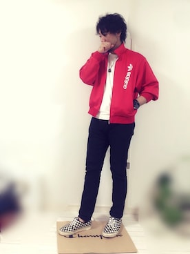 「ジャージ」｜「アイテム（福袋/福箱）」を使った、ysk⚜️さん（メンズ・173cm）の秋コーディネート