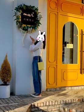 「sandro（サンドロ）のアイテム」を使った、ming🦋さん（レディース・163cm）の秋コーディネート