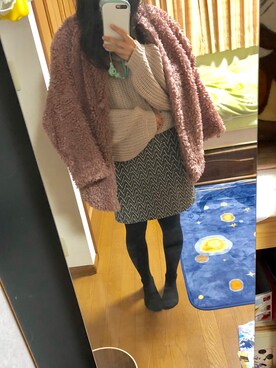 かなさん（レディース・154cm）の冬コーディネート