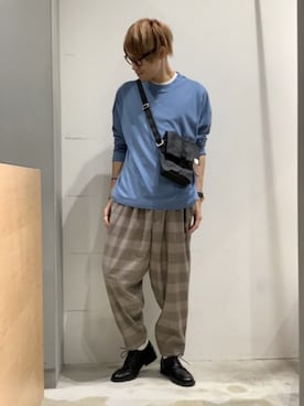 「Notive（ノーティヴ）のアイテム」を使った、KE-ICHIさん（メンズ・177cm）の秋コーディネート