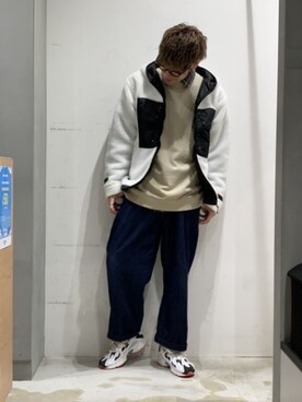 「DOOPZ（ドープス）のアイテム（ブルゾン）」を使った、KE-ICHIさん（メンズ・177cm）の冬コーディネート