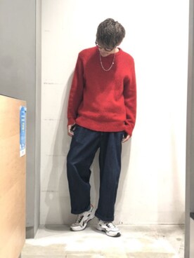 「YARD PLUS（ヤードプリュス）のアイテム」を使った、KE-ICHIさん（メンズ・177cm）の冬コーディネート
