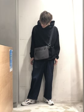「YARD PLUS（ヤードプリュス）のアイテム」を使った、KE-ICHIさん（メンズ・177cm）の冬コーディネート