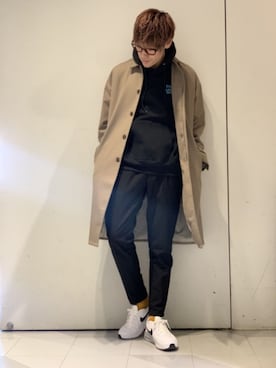「DOOPZ（ドープス）のアイテム（ジャケット/アウター）」を使った、KE-ICHIさん（メンズ・177cm）の冬コーディネート