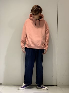 「YARD PLUS（ヤードプリュス）のアイテム」を使った、KE-ICHIさん（メンズ・177cm）の冬コーディネート