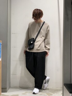 「Notive（ノーティヴ）のアイテム」を使った、KE-ICHIさん（メンズ・177cm）の春コーディネート