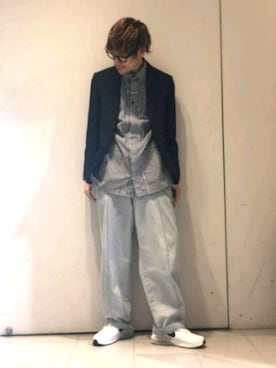 「DOOPZ（ドープス）のアイテム（ジャケット/アウター）」を使った、KE-ICHIさん（メンズ・177cm）の春コーディネート