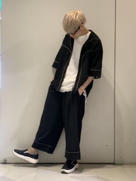 KE-ICHIさん（メンズ・177cm）の夏コーディネート