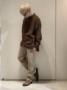 KE-ICHIさん（メンズ・177cm）の秋コーディネート