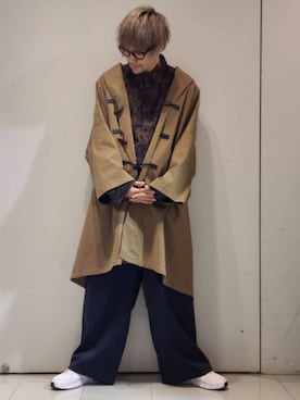 「CASPER JOHN（キャスパージョン）のアイテム（その他アウター）」を使った、KE-ICHIさん（メンズ・177cm）の秋コーディネート
