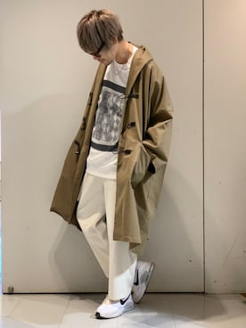 「CASPER JOHN（キャスパージョン）のアイテム（その他アウター）」を使った、KE-ICHIさん（メンズ・177cm）の秋コーディネート