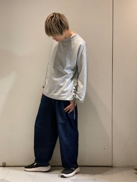 「YARD PLUS（ヤードプリュス）のアイテム」を使った、KE-ICHIさん（メンズ・177cm）の冬コーディネート