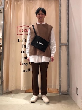 「coen」｜coen はたなかさん（メンズ・173cm）の春コーディネート