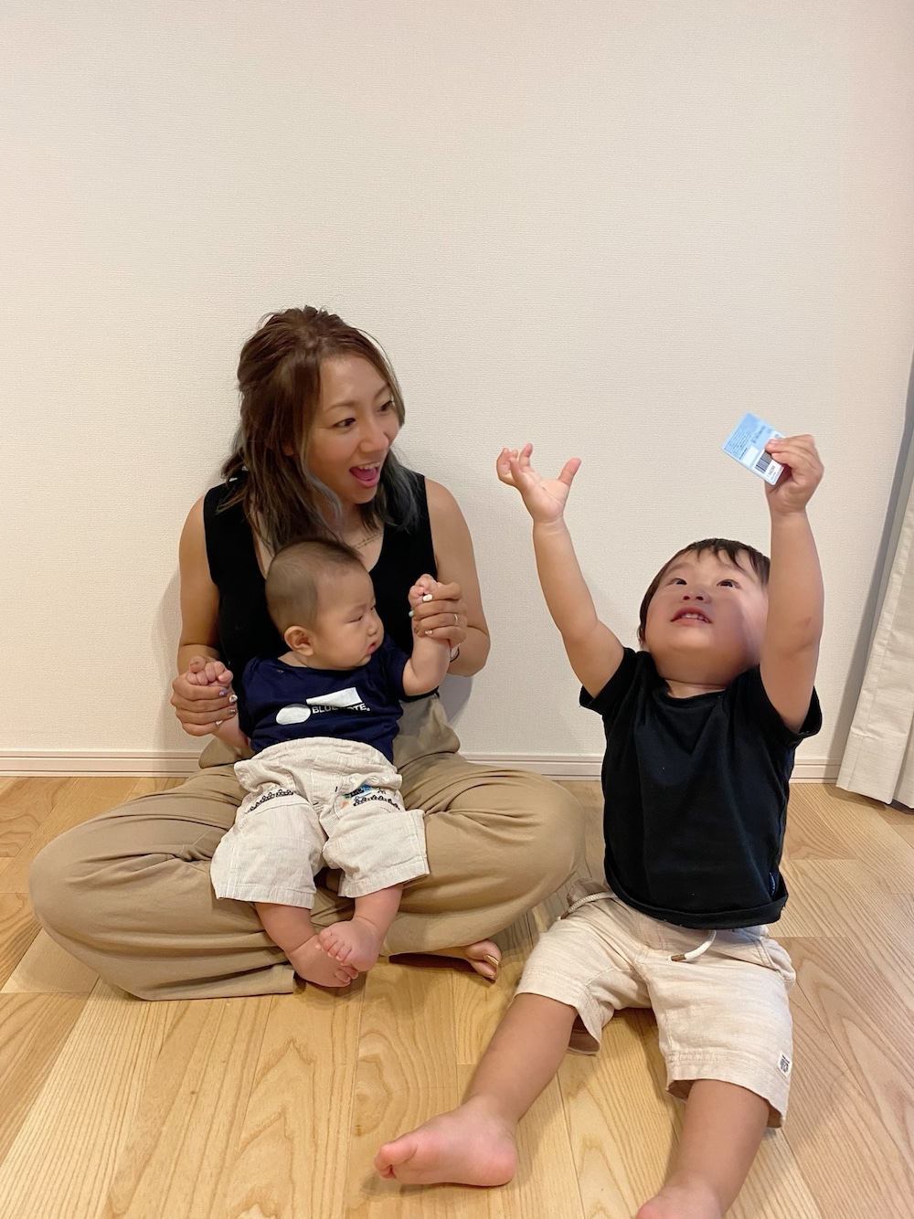 「GUのアイテム（タンクトップ、ブラック系）」を使った、yuko kanekoさん（レディース・157cm）の夏コーディネートの1枚目の写真