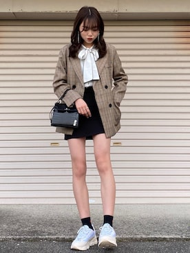 「SPINNS(スピンズ)のアイテム」を使った、ramuさん(レディース・166cm)の春コーディネート