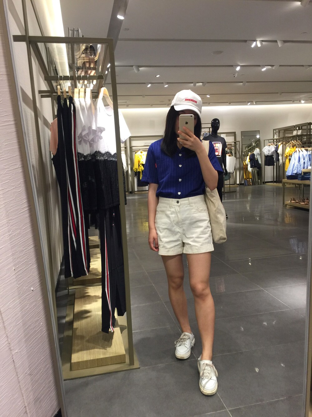 「dance」｜「mixxmixのアイテム（スカート、ブルー系）」を使った、cubabypascalさん（レディース・156cm）の夏コーディネートの1枚目の写真
