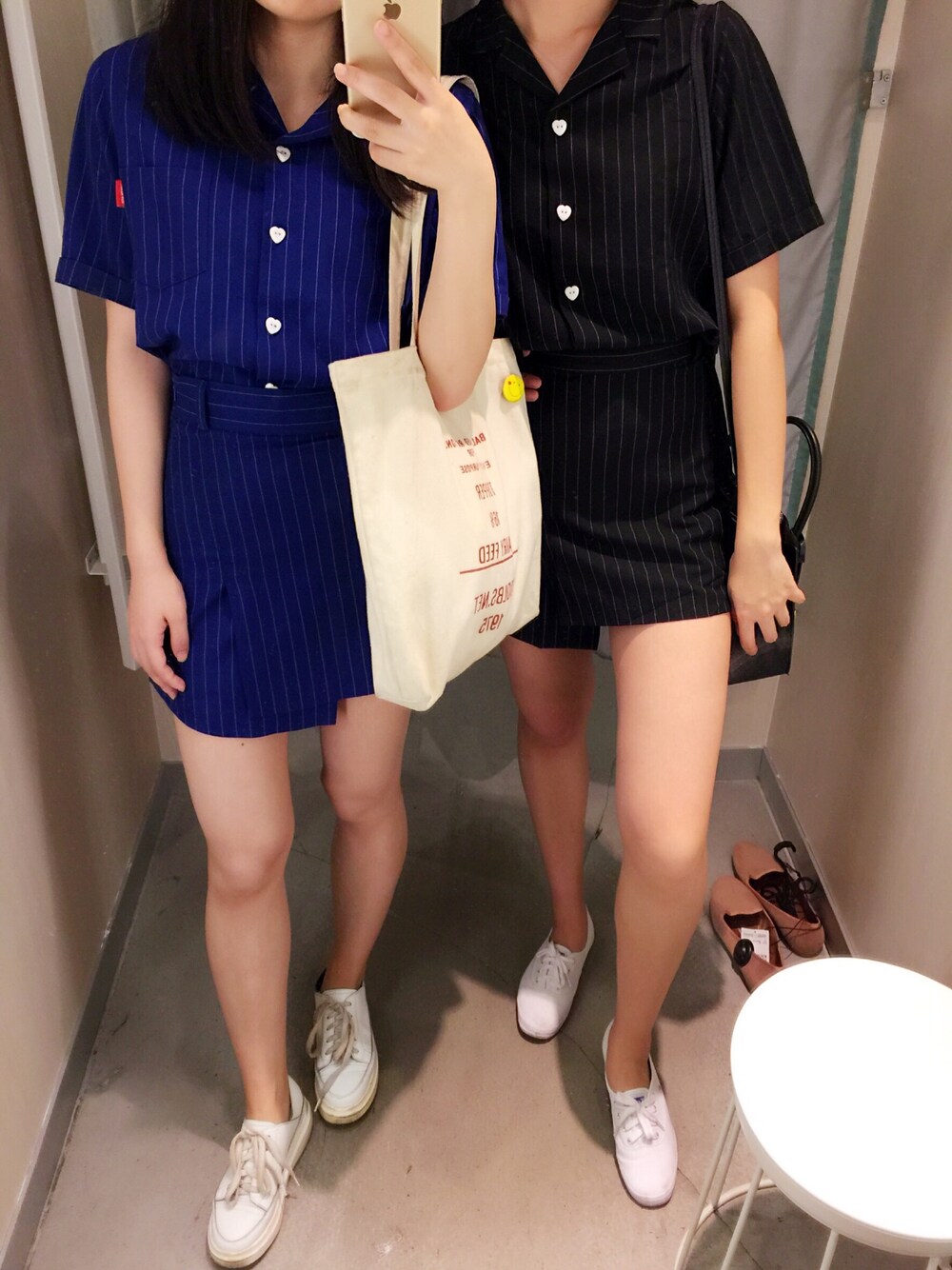 「mixxmixのアイテム（スカート、ブルー系）」を使った、cubabypascalさん（レディース・156cm）の夏コーディネートの1枚目の写真