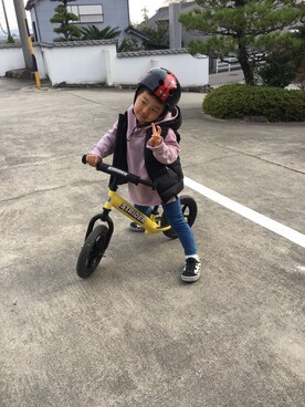 「ストライダー」｜「アイテム（ジャケット/アウター）」を使った、ritsuki_manさん（キッズ・100cm）の冬コーディネート