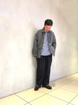「URBAN RESEARCH（アーバンリサーチ）のアイテム（カバーオール）」を使った、kojimaさん（メンズ・170cm）の冬コーディネート